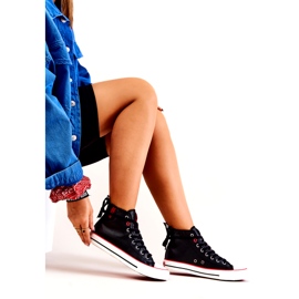 Baskets Hautes en Cuir Big Star JJ274131 Noir 4