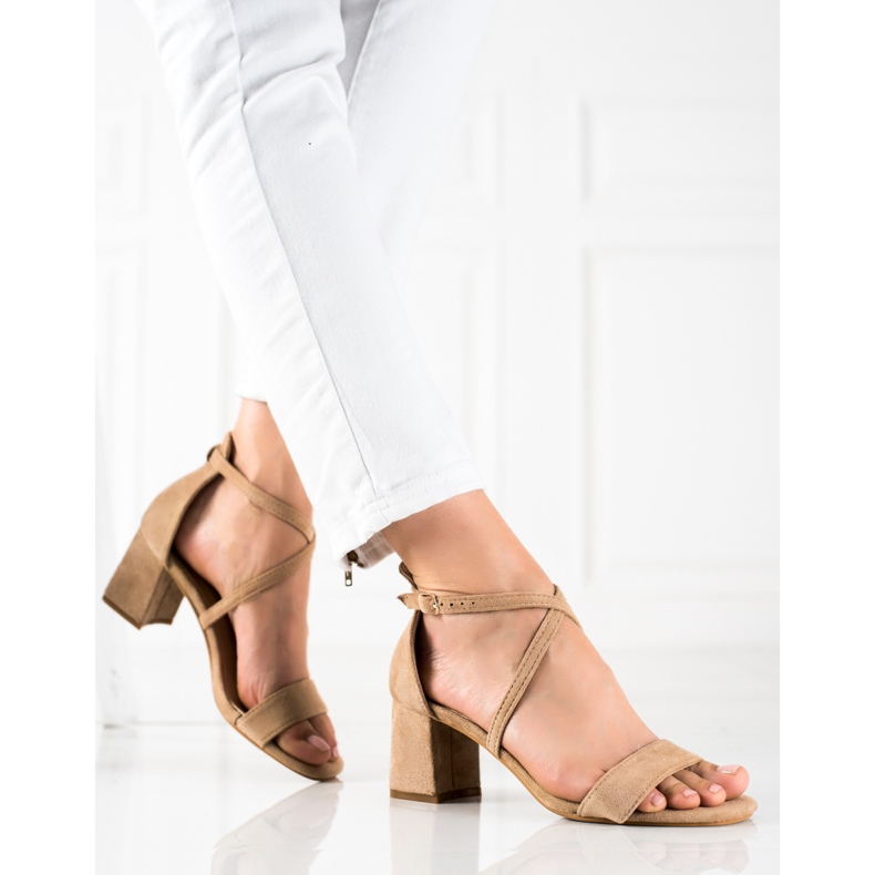 Seastar Sandales à talons beiges 1