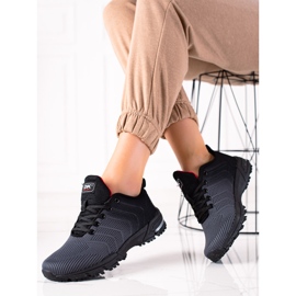 DK Chaussures de sport confortables le noir gris 1 DK Chaussures de sport confortables le noir gris 1