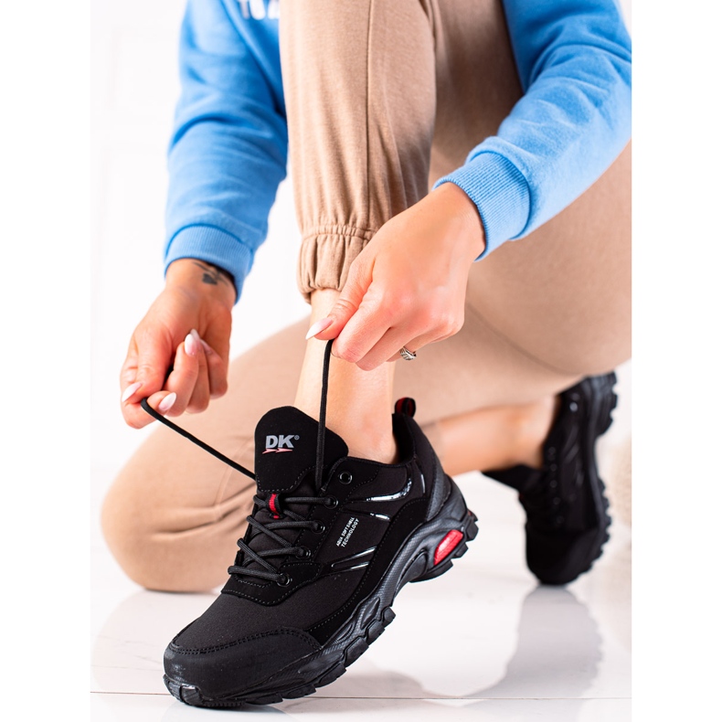 DK Chaussures de randonnée confortables le noir 2 DK Chaussures de randonnée confortables le noir 2