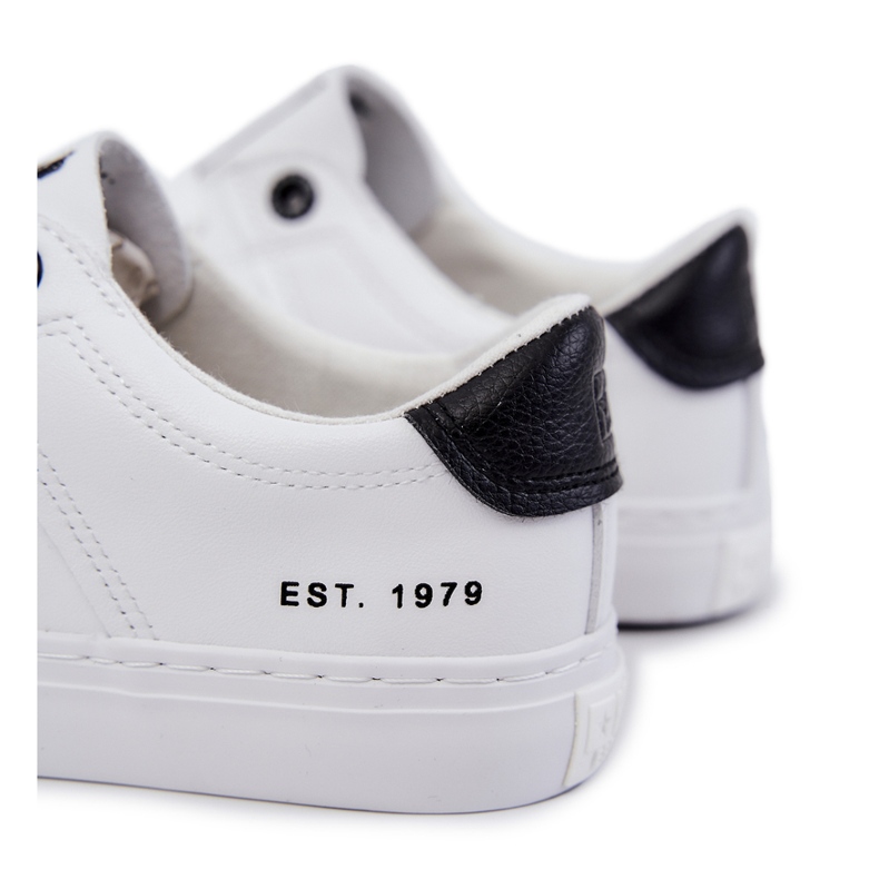 Sneakers Homme Cuir Big Star JJ174105 Blanc et Noir blanche 3