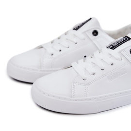 Sneakers Homme Cuir Big Star JJ174105 Blanc et Noir blanche 4