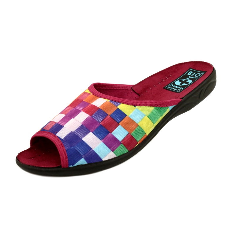 Chaussons Femme Adanex 27266 SAK1 rouge 4