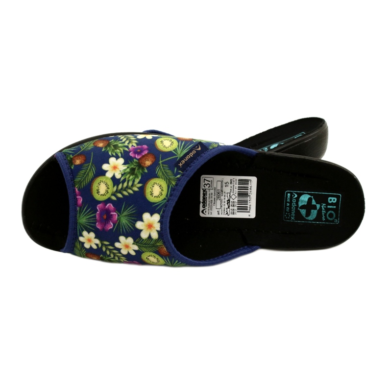 Chaussons Chaussons Kiwi Adanex DIK2 Tęg. G1/2 26061 Bleu marine violet multicolore vert 5