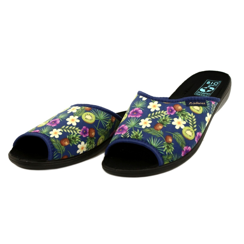 Chaussons Chaussons Kiwi Adanex DIK2 Tęg. G1/2 26061 Bleu marine violet multicolore vert 3