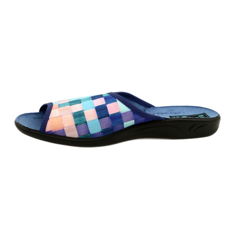Chaussons Femme Adanex 27268 SAK1 violet bleu marine bleu orange 2