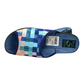 Chaussons Femme Adanex 27268 SAK1 violet bleu marine bleu orange 5