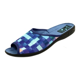 Chaussons Femme Adanex 27268 SAK1 violet bleu marine bleu orange 4