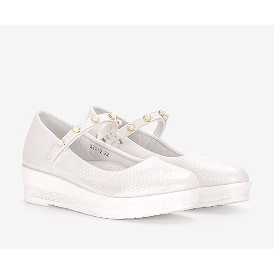 Ballerines enfant Kuiper blanches 1