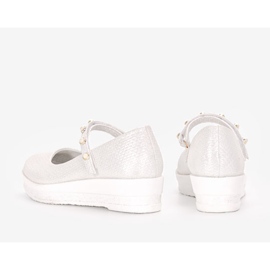 Ballerines enfant Kuiper blanches 2