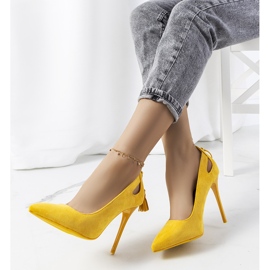 Talons jaunes avec découpes décoratives Anthe 1