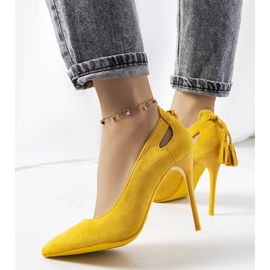 Talons jaunes avec découpes décoratives Anthe 2