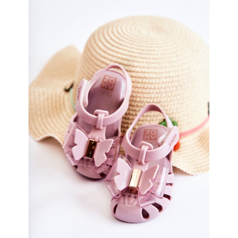 Sandales Enfant Avec Velcro Parfumé ZAXY JJ385034 Violet clair ['violet'] 2