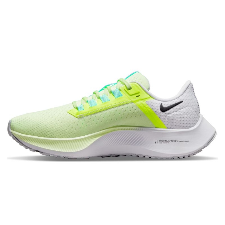 Nike Air Zoom Pegasus 38 W chaussures de course CW7358-700 blanc vert 1