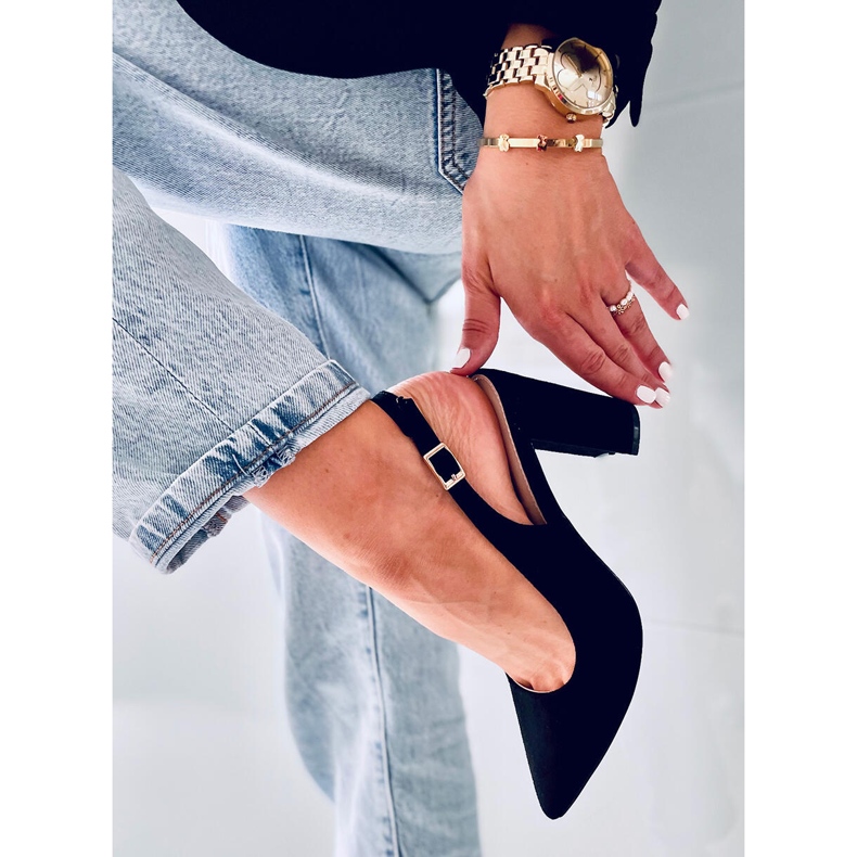 Escarpins à talon ouvert Spectra Negro noir 2