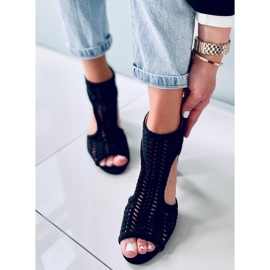 Sandales boho ajourées Vivian Noir le noir 5
