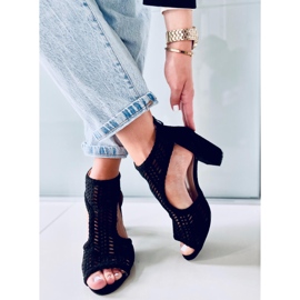 Sandales boho ajourées Vivian Noir le noir 2