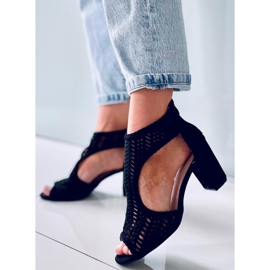 Sandales boho ajourées Vivian Noir le noir 3