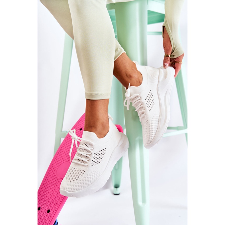 FK2 Chaussures de sport pour femmes Slip-on White Savanna blanche 2