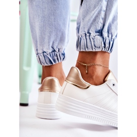 FK2 Chaussures de sport blanches pour femme Samanta d'or 2