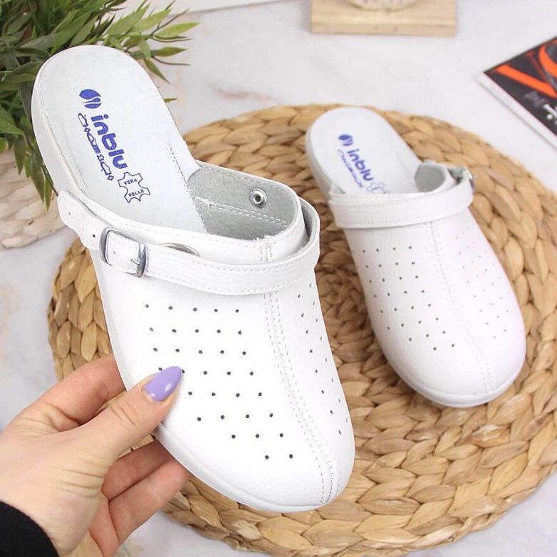 Chaussons Sanitaires Inblu W ARC14 blanc 1