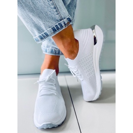 Baskets chaussettes blanches Lars 4
