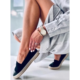 Espadrilles moites pour femmes noir 1