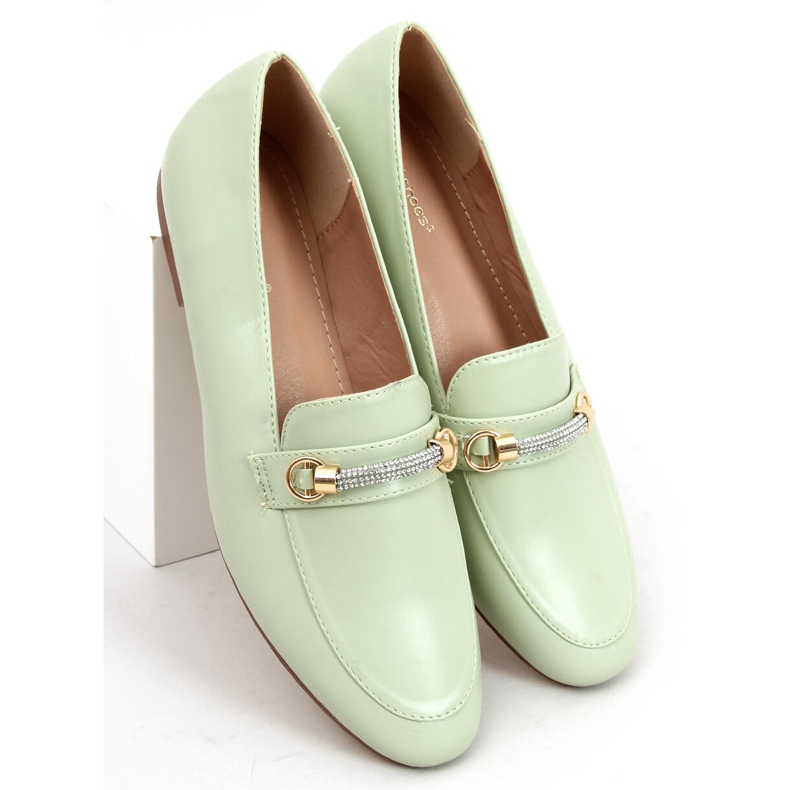 Mocassins Gessa Green, femmes vert 1