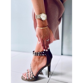 Sandales à talons hauts Noelle Army Green vert 2