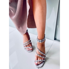 Sandales à talon haut Noelle LT.GRAY gris 1