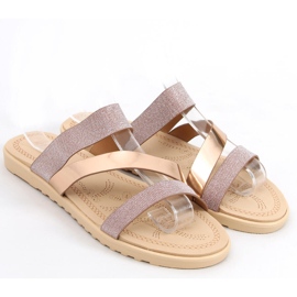 Chaussons femme Diarra Champagne rose d'or 1