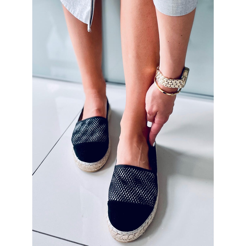 Alika Espadrilles noires pour femmes 1