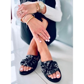 Pantoufles Vors noires, femmes le noir 3