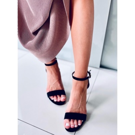 Sheila Sandales noires à talons hauts 2