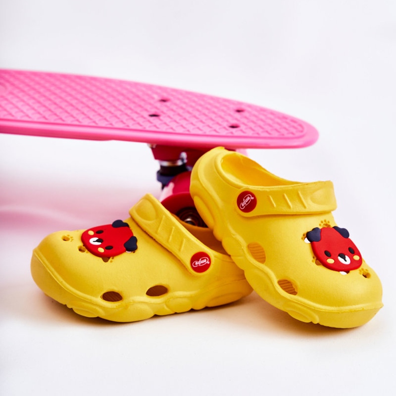 BEFADO S.A. Chaussons Enfants Kroks Miś Befado 159X107 Jaune 2