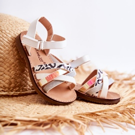 FR1 Sandales d'été Nelson blanches pour enfant 1