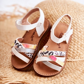 FR1 Sandales d'été Nelson blanches pour enfant 2