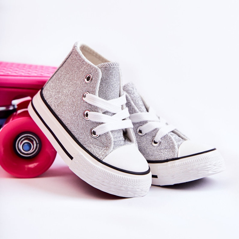 Baskets pour enfants High Silver Catrina argent argent 1 Baskets pour enfants High Silver Catrina argent argent 1