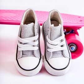 Baskets pour enfants High Silver Catrina argent argent 2 Baskets pour enfants High Silver Catrina argent argent 2