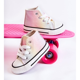 Baskets Montantes Enfant Multicolore Blanka rose rose 2