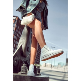 FS3 Baskets Montantes Classiques, Blanc Volterro 1