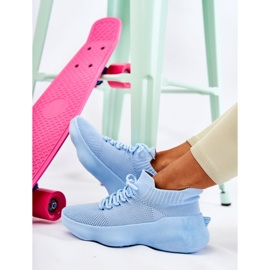 PS1 Chaussures de sport à enfiler pour femmes Bleu clair Dalmiro 4