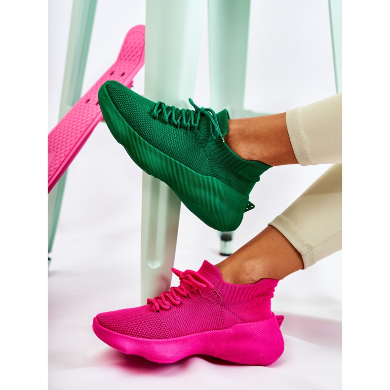 PS1 Chaussures de sport à enfiler pour femmes vertes Dalmiro Green 1