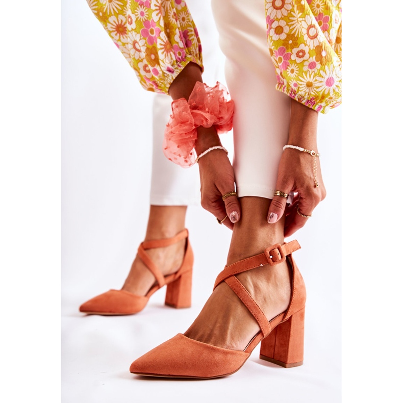 FB1 Sandales à la mode sur une barre orange Sinari 1 FB1 Sandales à la mode sur une barre orange Sinari 1