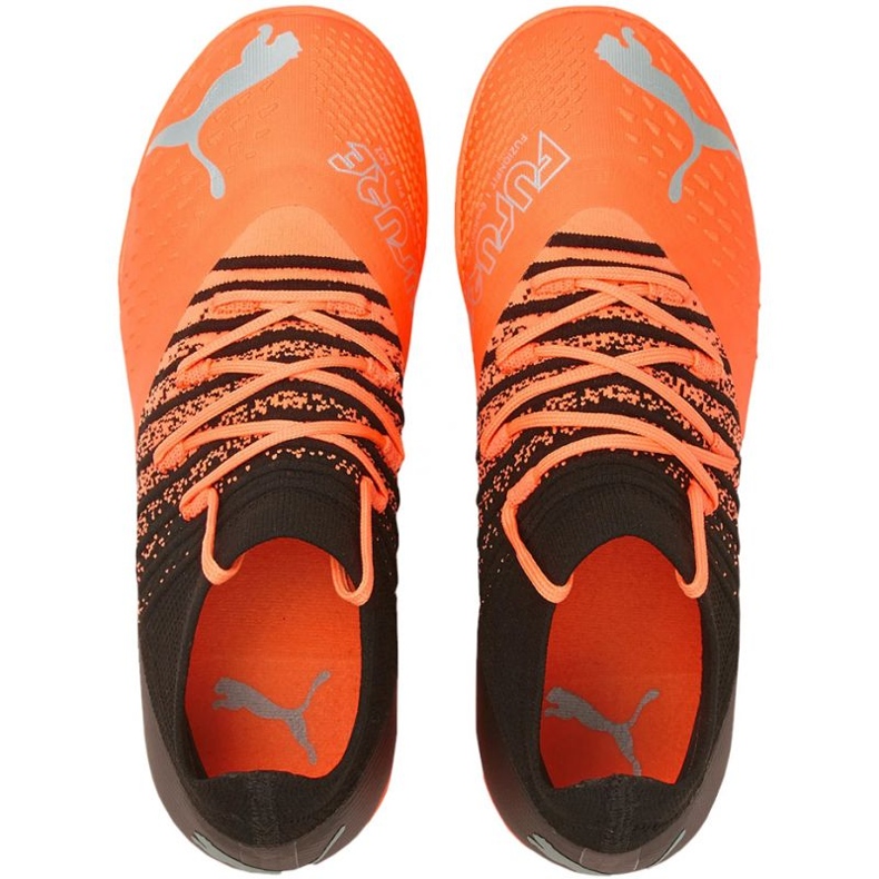 Chaussures de football Puma Future Z 3.3 It Jr 106776 01 orange oranges et rouges 1 Chaussures de football Puma Future Z 3.3 It Jr 106776 01 orange oranges et rouges 1