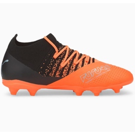 Chaussures de football Puma Future Z 3.3 FG / AG Jr 106773 01 orange oranges et rouges 1 Chaussures de football Puma Future Z 3.3 FG / AG Jr 106773 01 orange oranges et rouges 1