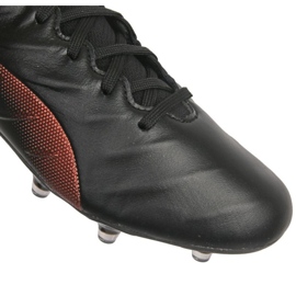 Chaussures de football Puma King Platinum 21 FG / AG M 106478 04 noir noir 1
