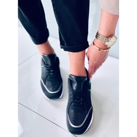 Ivey Baskets compensées noires le noir 1