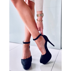 Escarpins sur la plateforme Brooke Black noir 2