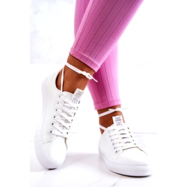 PS1 Baskets en Cuir pour Femme Blanc Mikayla blanche 2 PS1 Baskets en Cuir pour Femme Blanc Mikayla blanche 2